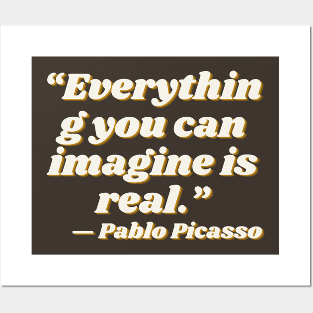 quote Pablo Picasso Wall Art by AshleyMcDonald